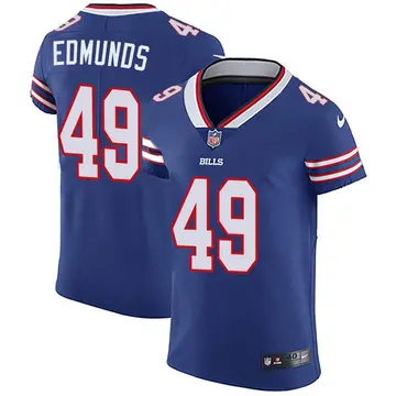 Nike Tremaine Edmunds Men's Elite Buffalo Bills Royal Blue Team Color Vapor Untouchable Jersey