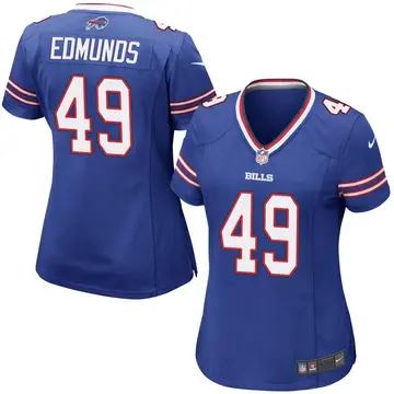Nike Tremaine Edmunds Women's Game Buffalo Bills Royal Blue Team Color Jersey