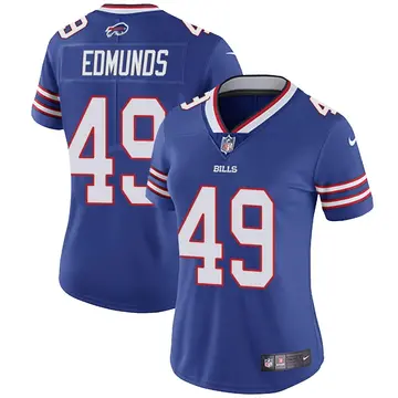 Nike Tremaine Edmunds Women's Limited Buffalo Bills Royal Team Color Vapor Untouchable Jersey