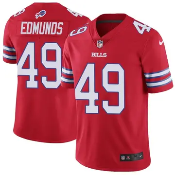 Nike Tremaine Edmunds Youth Limited Buffalo Bills Red Color Rush Vapor Untouchable Jersey