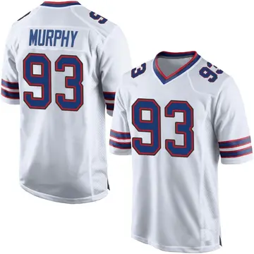 Nike Trent Murphy Men's Game Buffalo Bills White Jersey