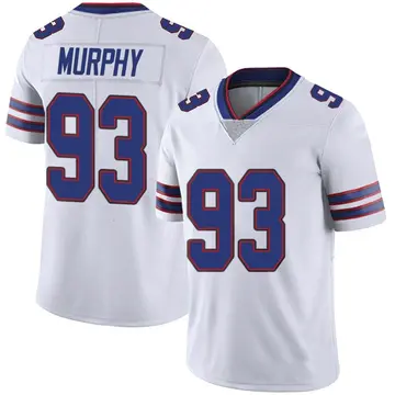 Nike Trent Murphy Men's Limited Buffalo Bills White Color Rush Vapor Untouchable Jersey