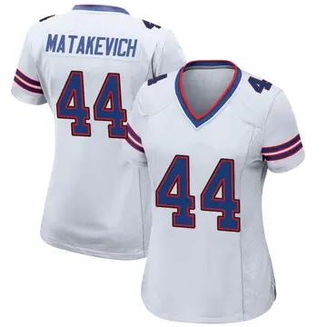 Nike Tyler Matakevich Women's Game Buffalo Bills White Jersey