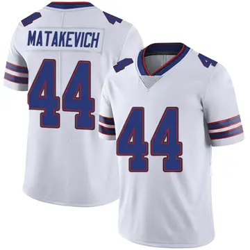 Nike Tyler Matakevich Youth Limited Buffalo Bills White Color Rush Vapor Untouchable Jersey